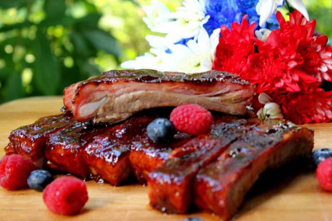 Smoked Barbecue Ribs Glaze