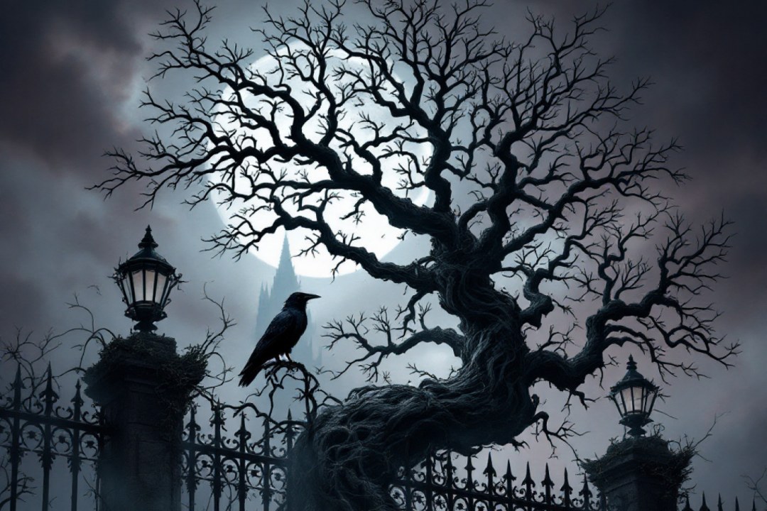 Raven on Twisted Iron Gate