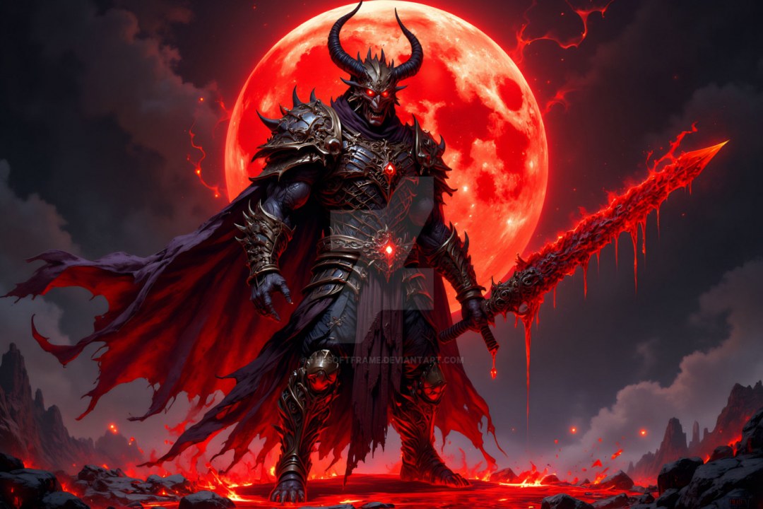 Dark Knight in Obsidian Armor