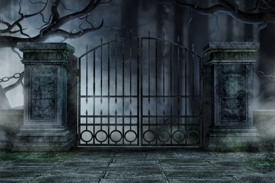 Gothic Mausoleum Iron Gates