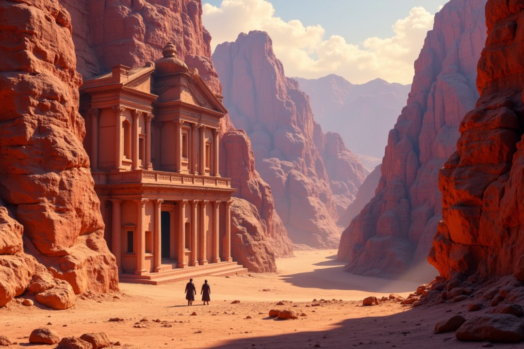 Petra Treasury Rose City