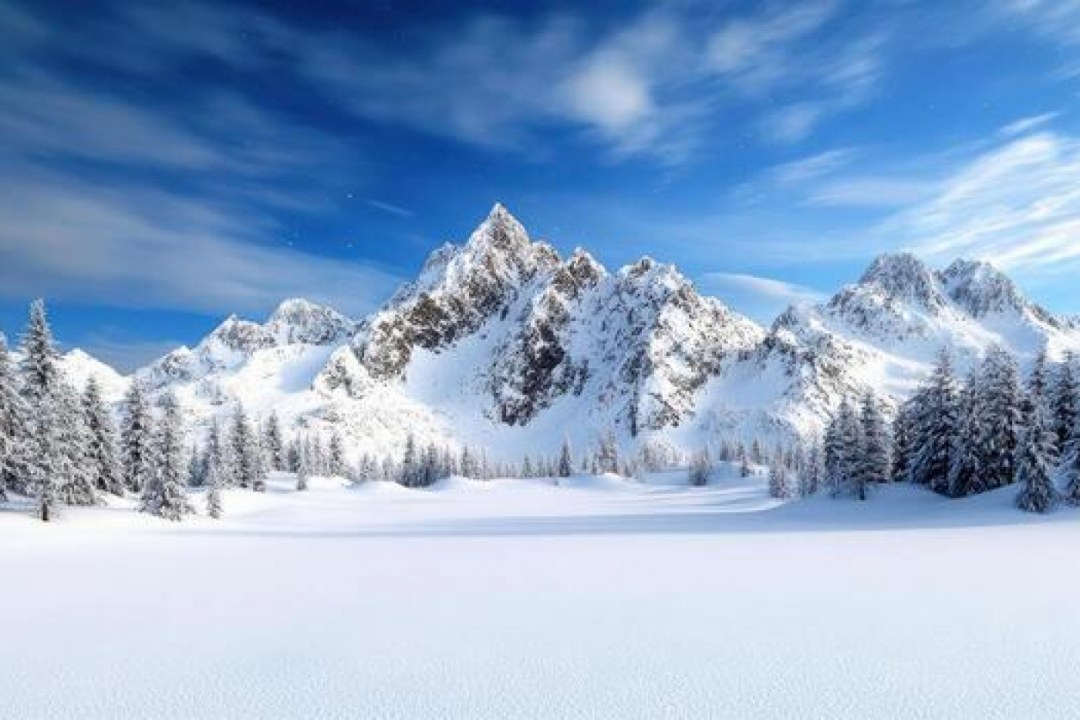 Snowy Peak Panorama