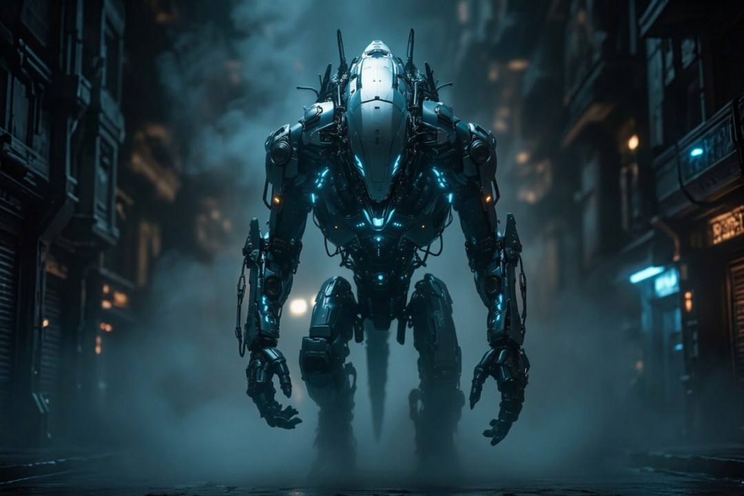 Mecha Titan Defense Drone