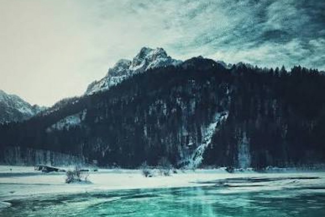 Frozen Lake Turquoise Ice