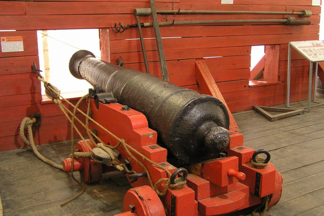 Historic Navy Frigate Cannons