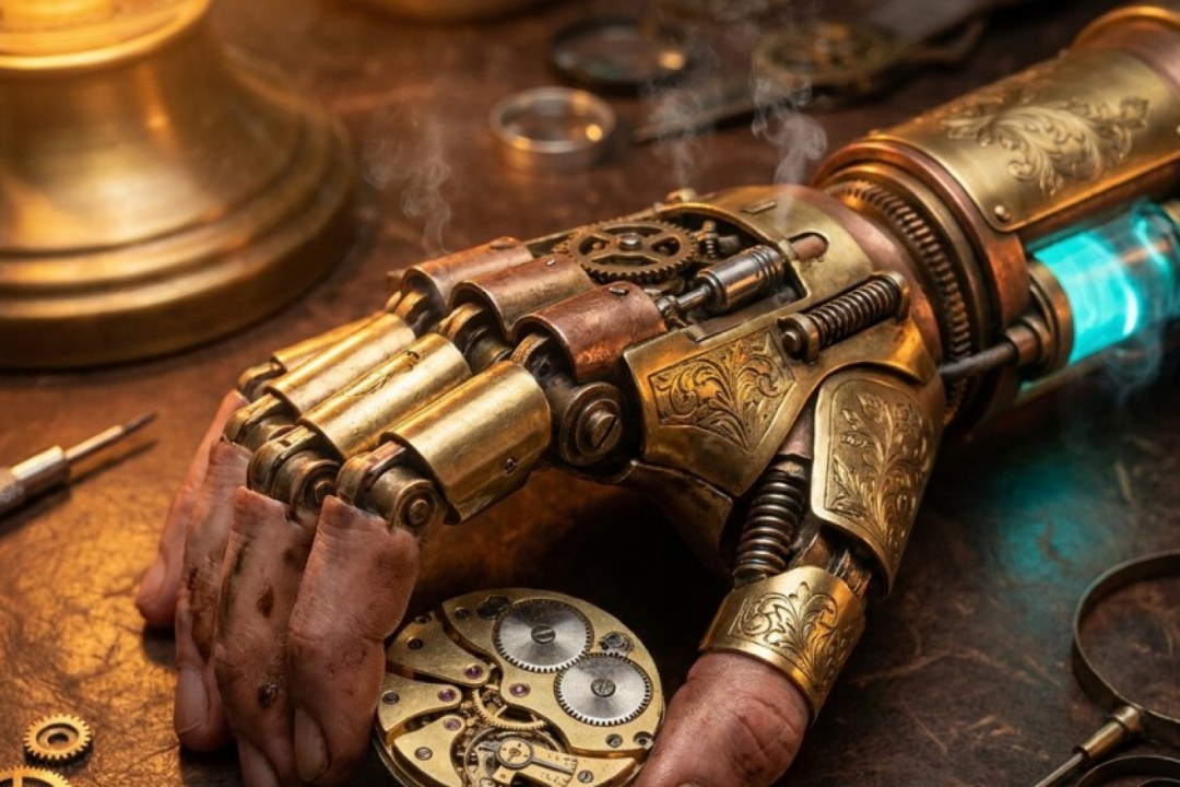 Steampunk Mechanical Arm Prototype
