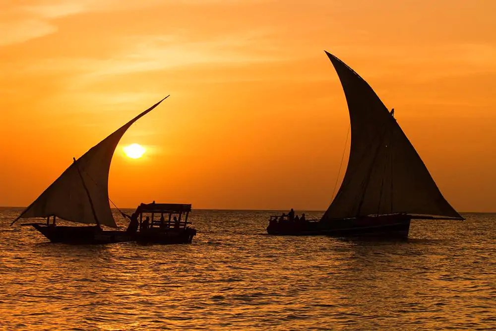 Zanzibar Spice Island Dhow Sunset